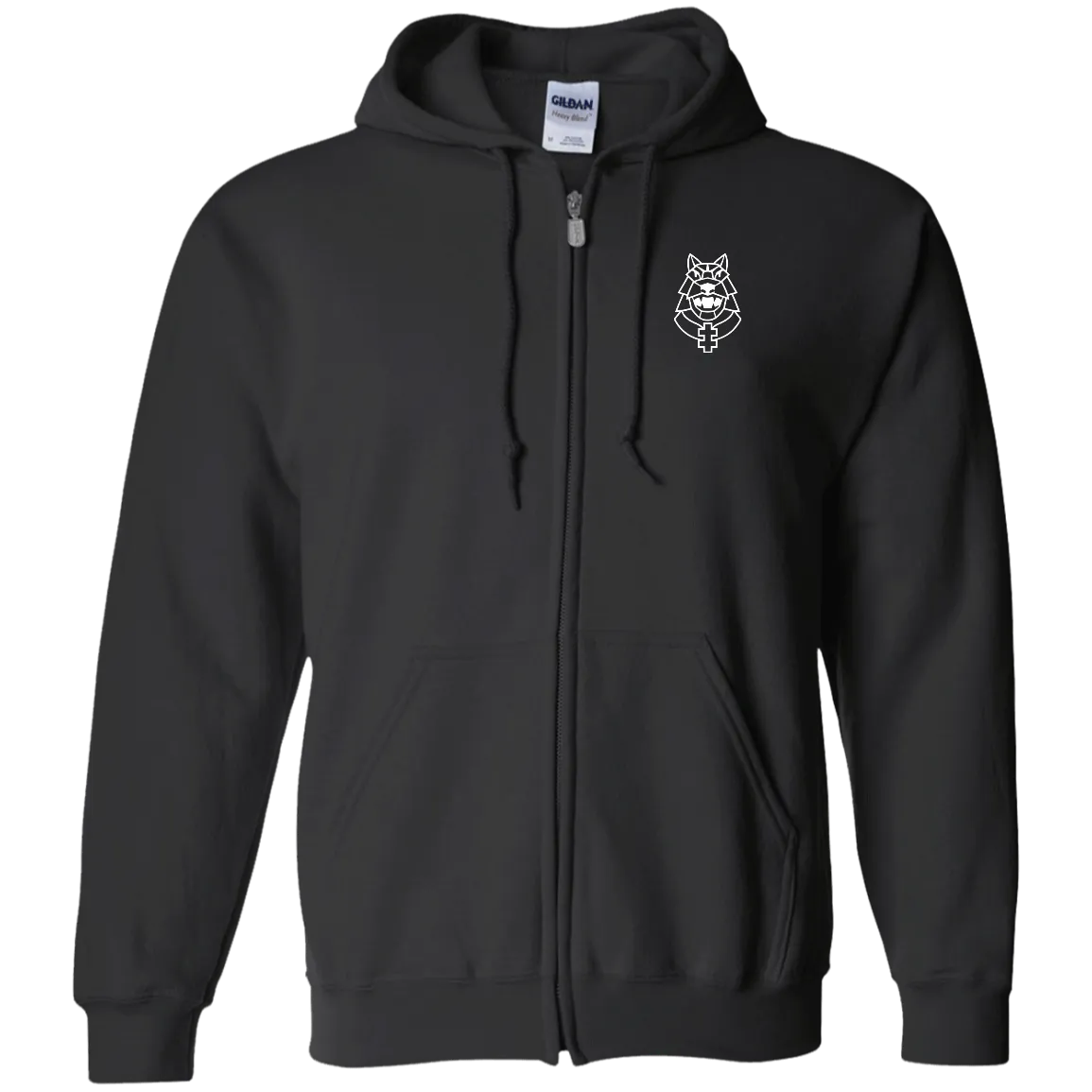 Gelezinis Vilkas - Men/Women Unisex Comfort Full-Zip Hoodie
