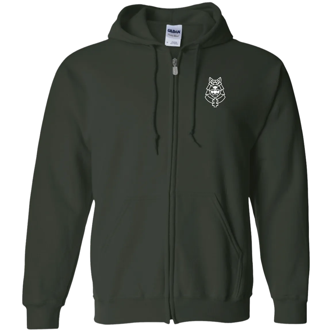 Gelezinis Vilkas - Men/Women Unisex Comfort Full-Zip Hoodie