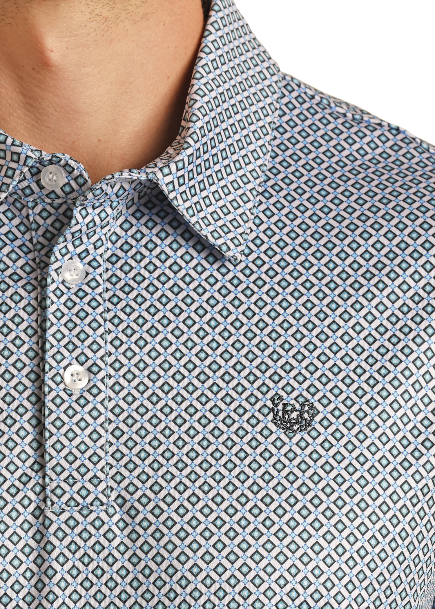 Geo Print Performance Polo