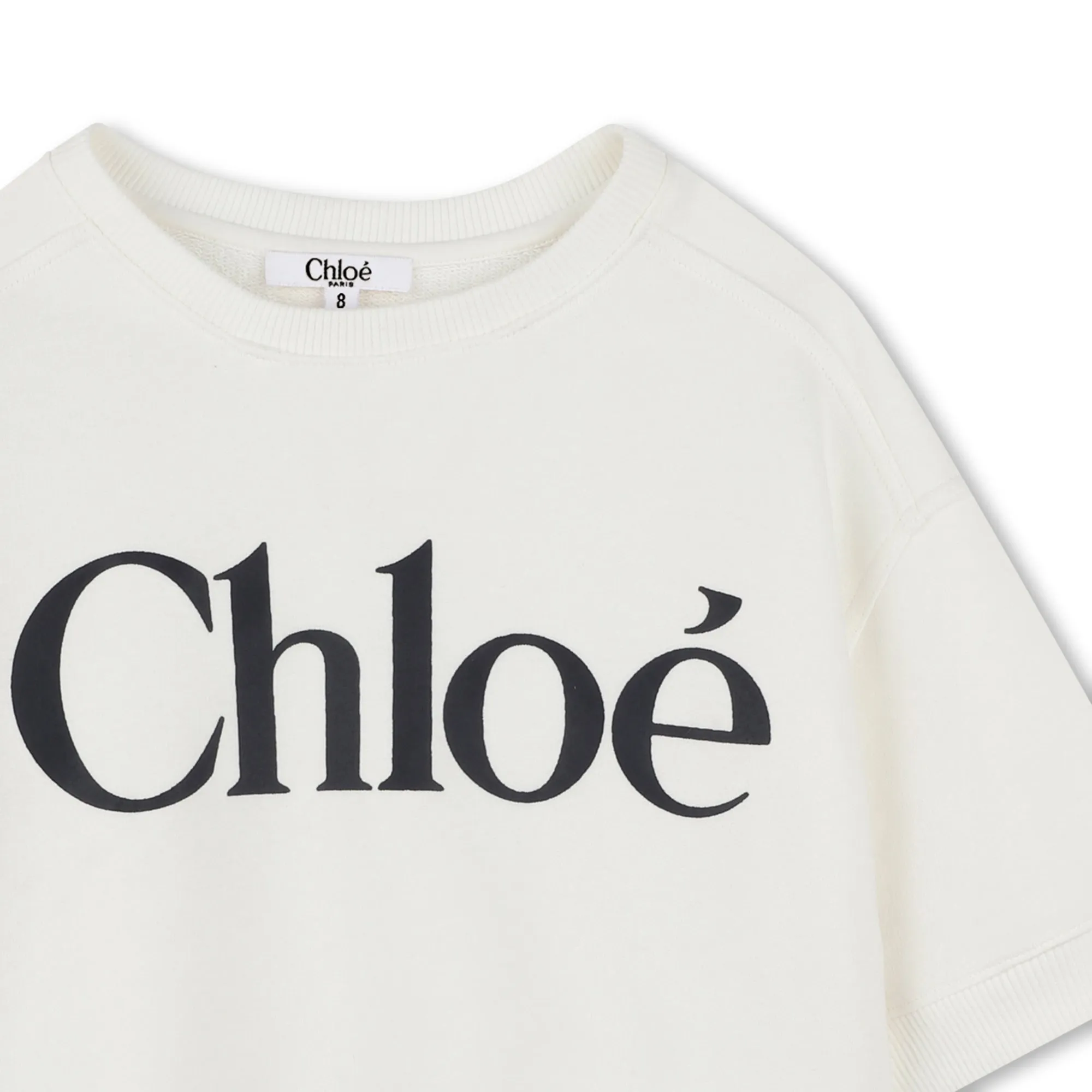 Girls Offwhite Logo Sweatshirt