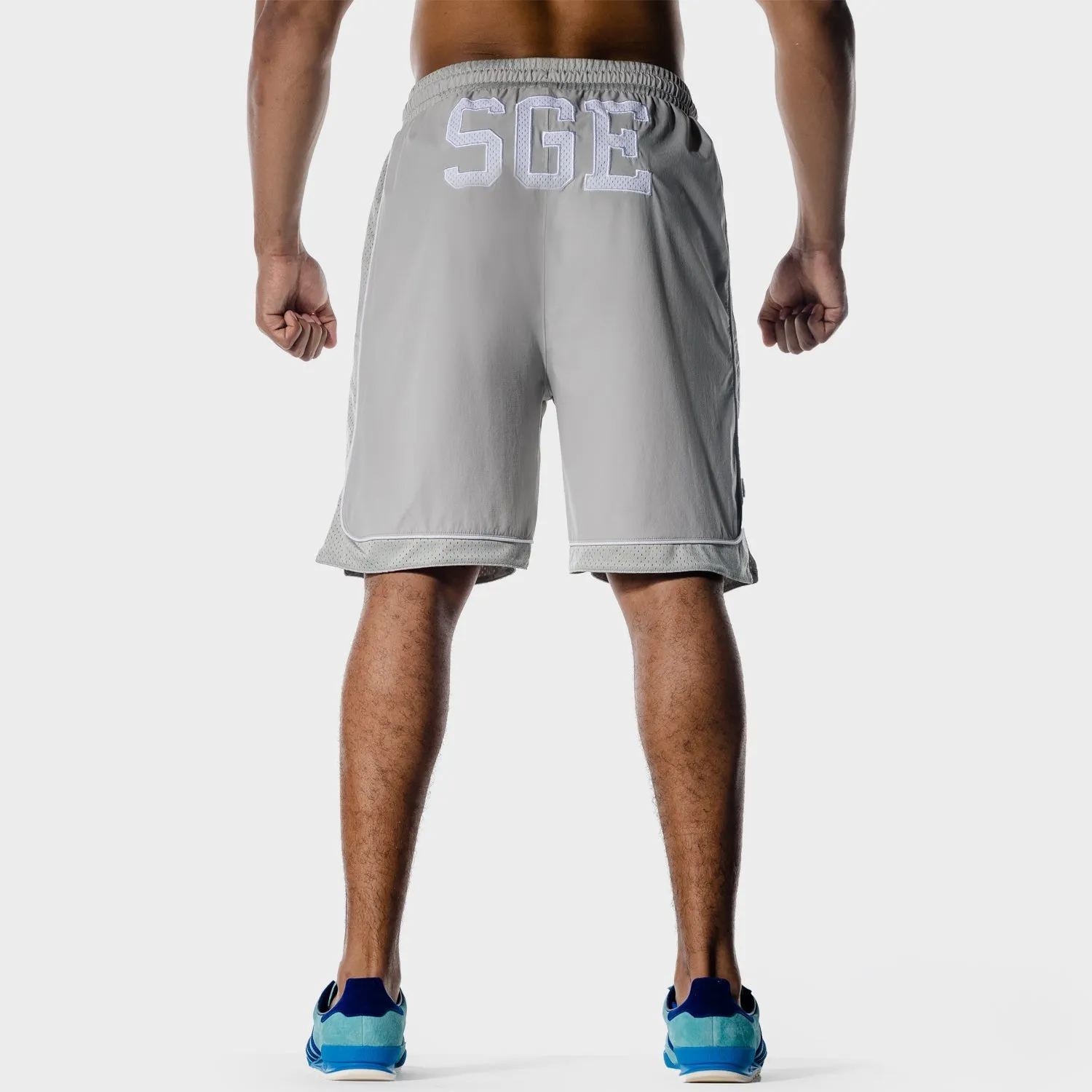 Golden Era Basketball Shorts - Light Grey Marl