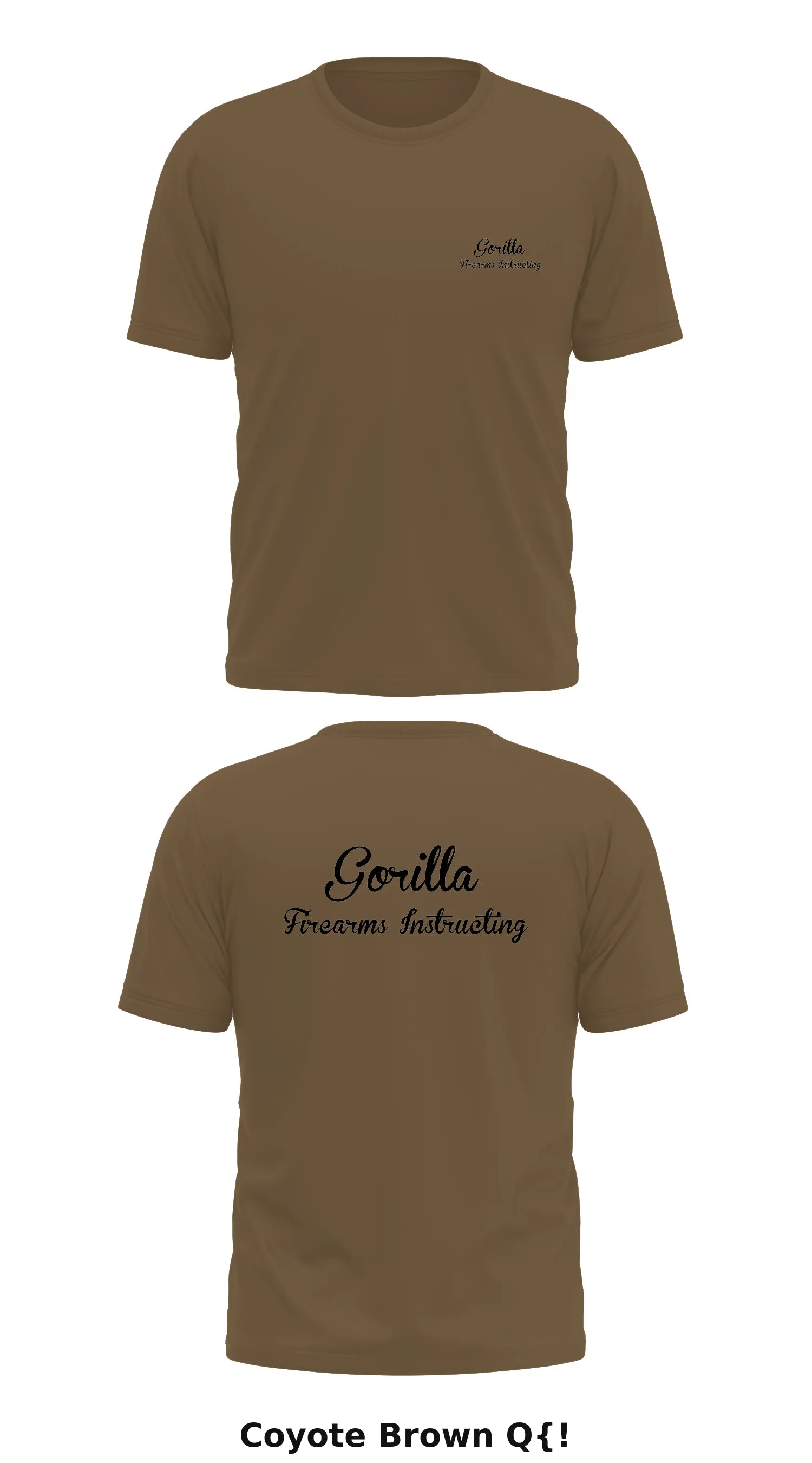Gorilla Firearms Instructing  Store 1 Core Men's SS Performance Tee - Q{!