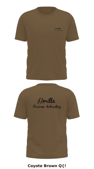 Gorilla Firearms Instructing  Store 1 Core Men's SS Performance Tee - Q{!