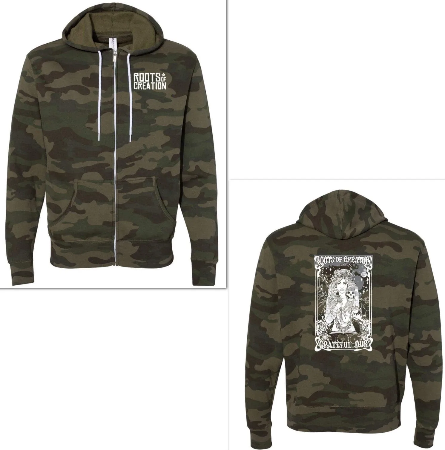 GRATEFUL DUB ZIP HOODIE