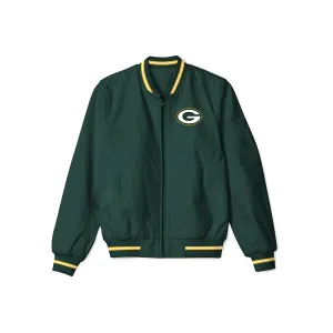 Green Bay Packers Lightweight Bomber Jacket – NFL Bomber Jacket - Clubs Varsity