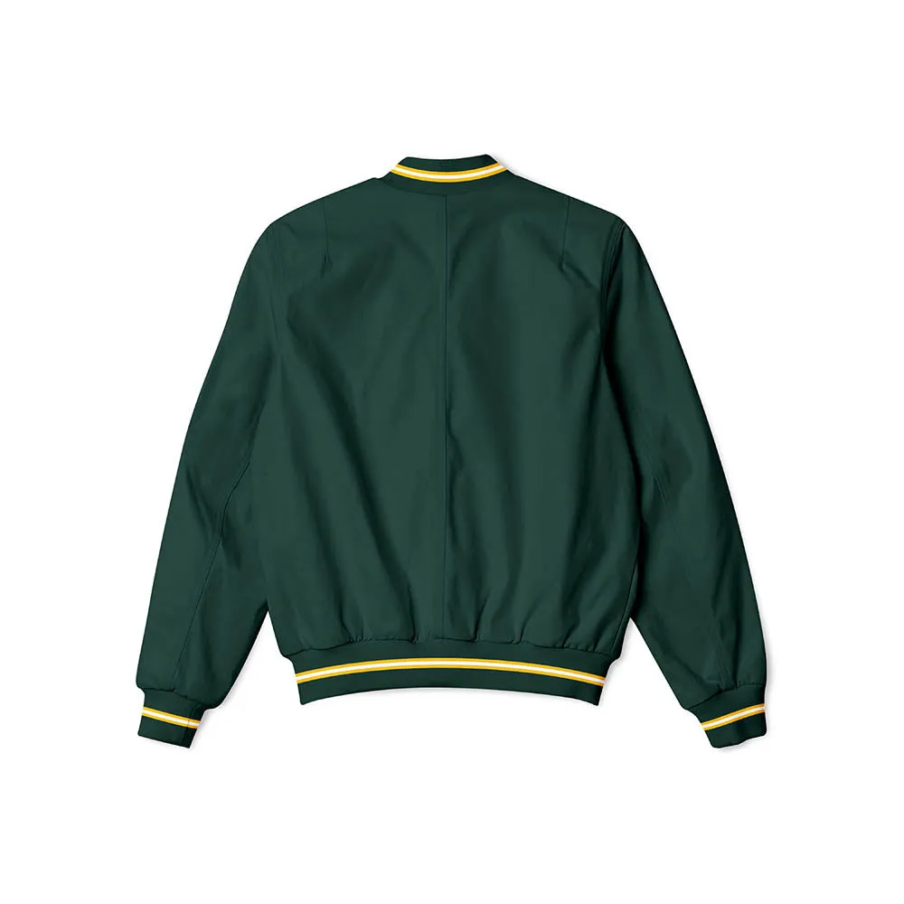 Green Bay Packers Lightweight Bomber Jacket – NFL Bomber Jacket - Clubs Varsity