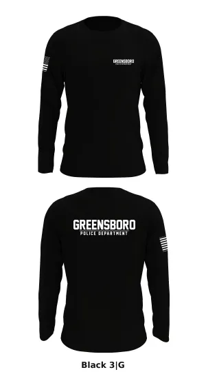 GREENSBORO PD Store 1 Core Men's LS Performance Tee - 3|G