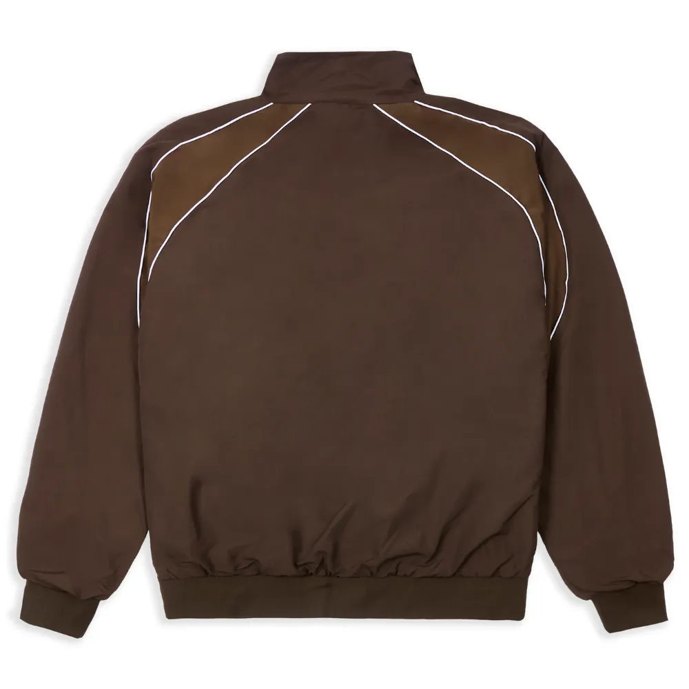 GVNMNT Chambers Track Top | Chocolate & Walnut