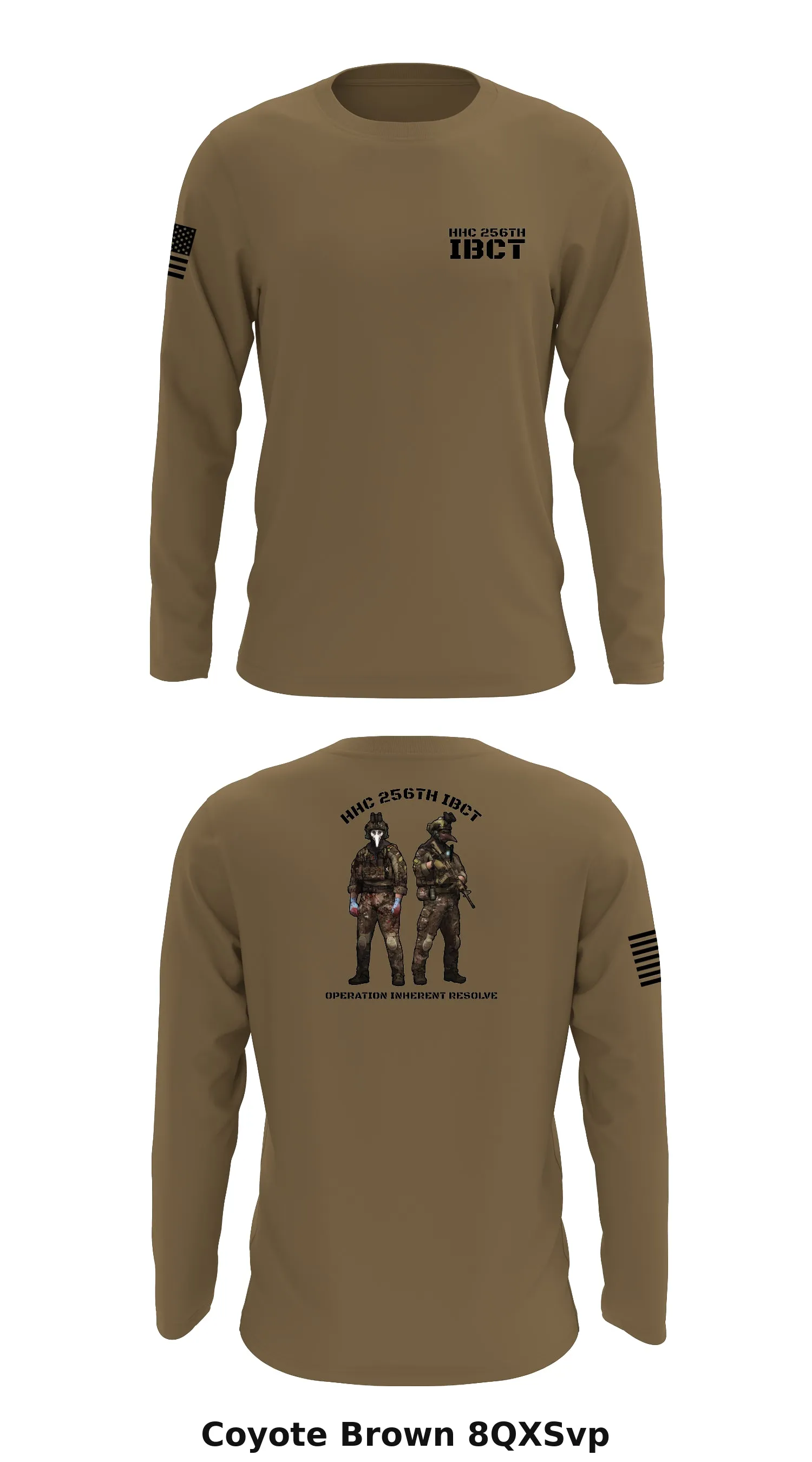 HHC 256th IBCT Store 1 Core Men's LS Performance Tee - 8QXSvp