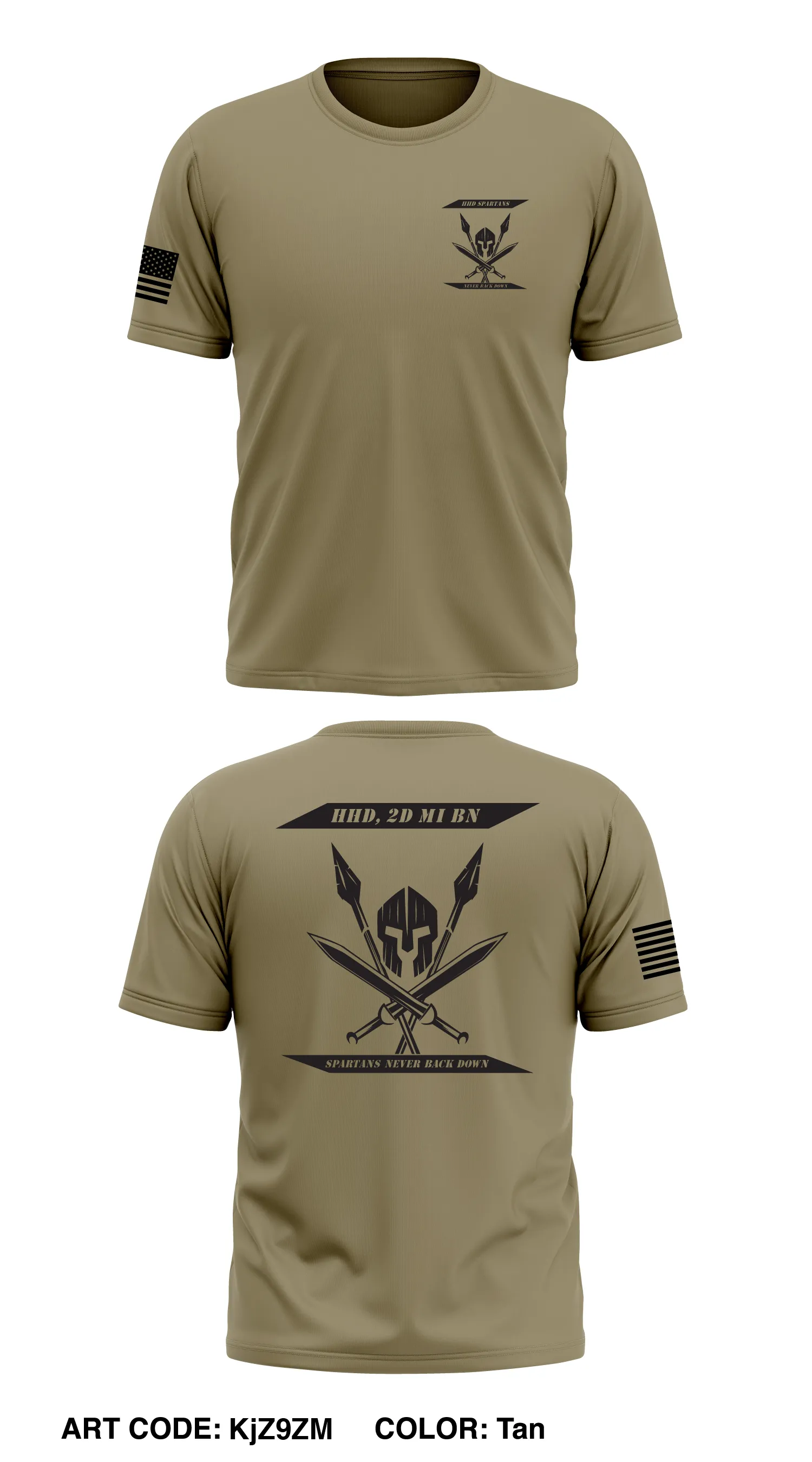 HHD, 2D MI BN, 66TH MI BDE Store 1 Core Men's SS Performance Tee - KjZ9ZM