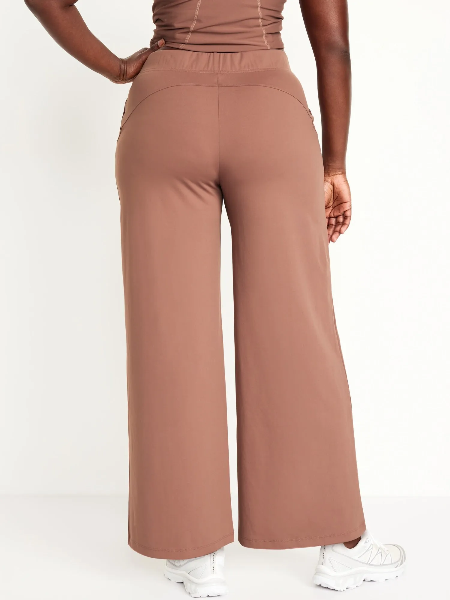 High-Waisted PowerSoft Trouser Pants