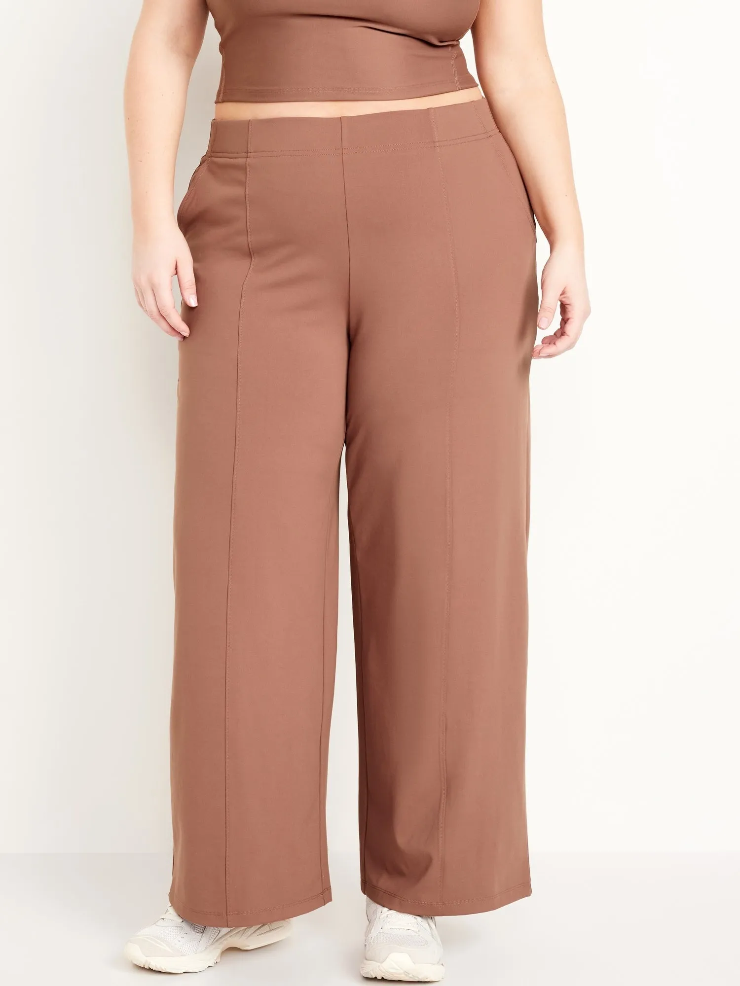 High-Waisted PowerSoft Trouser Pants