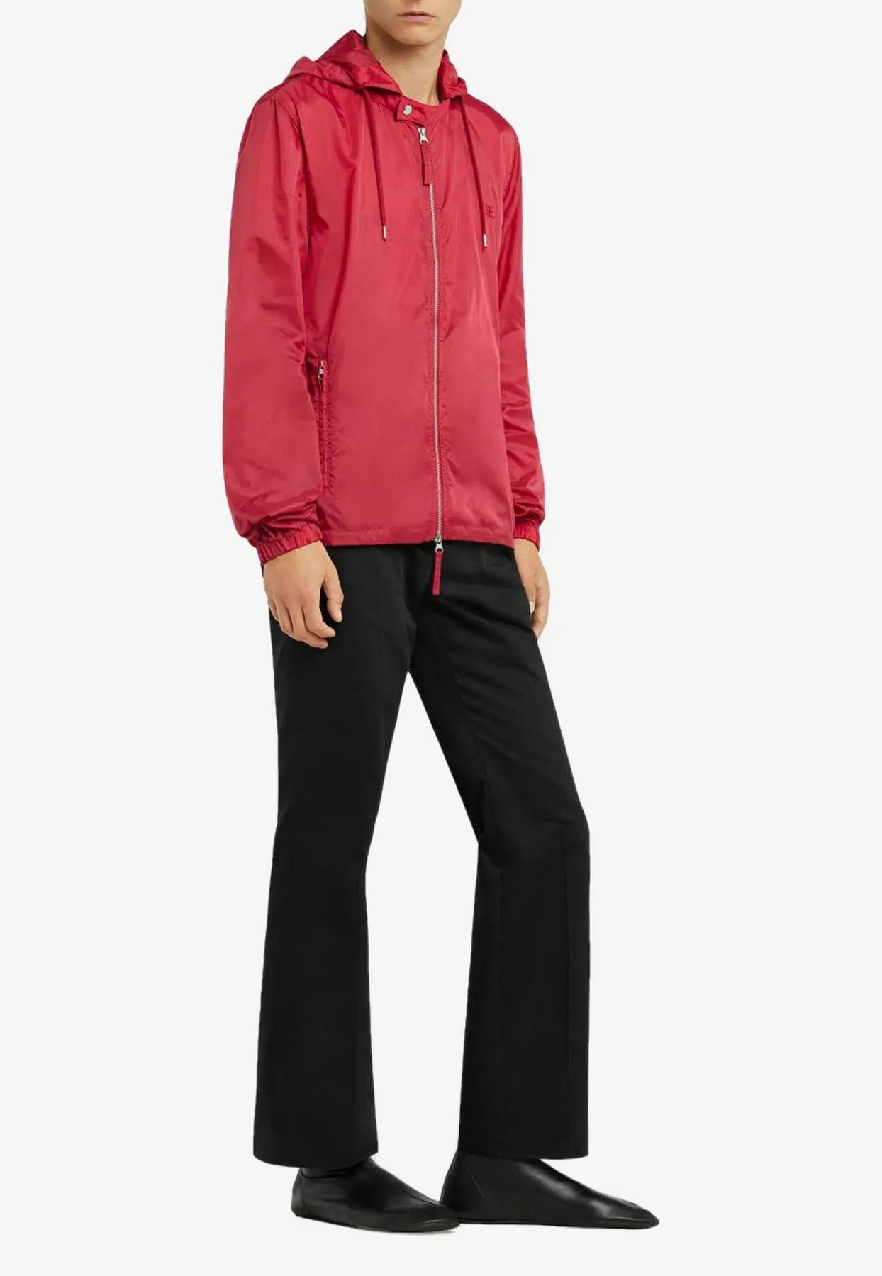 Hooded Lightweight Windbreaker Jacket