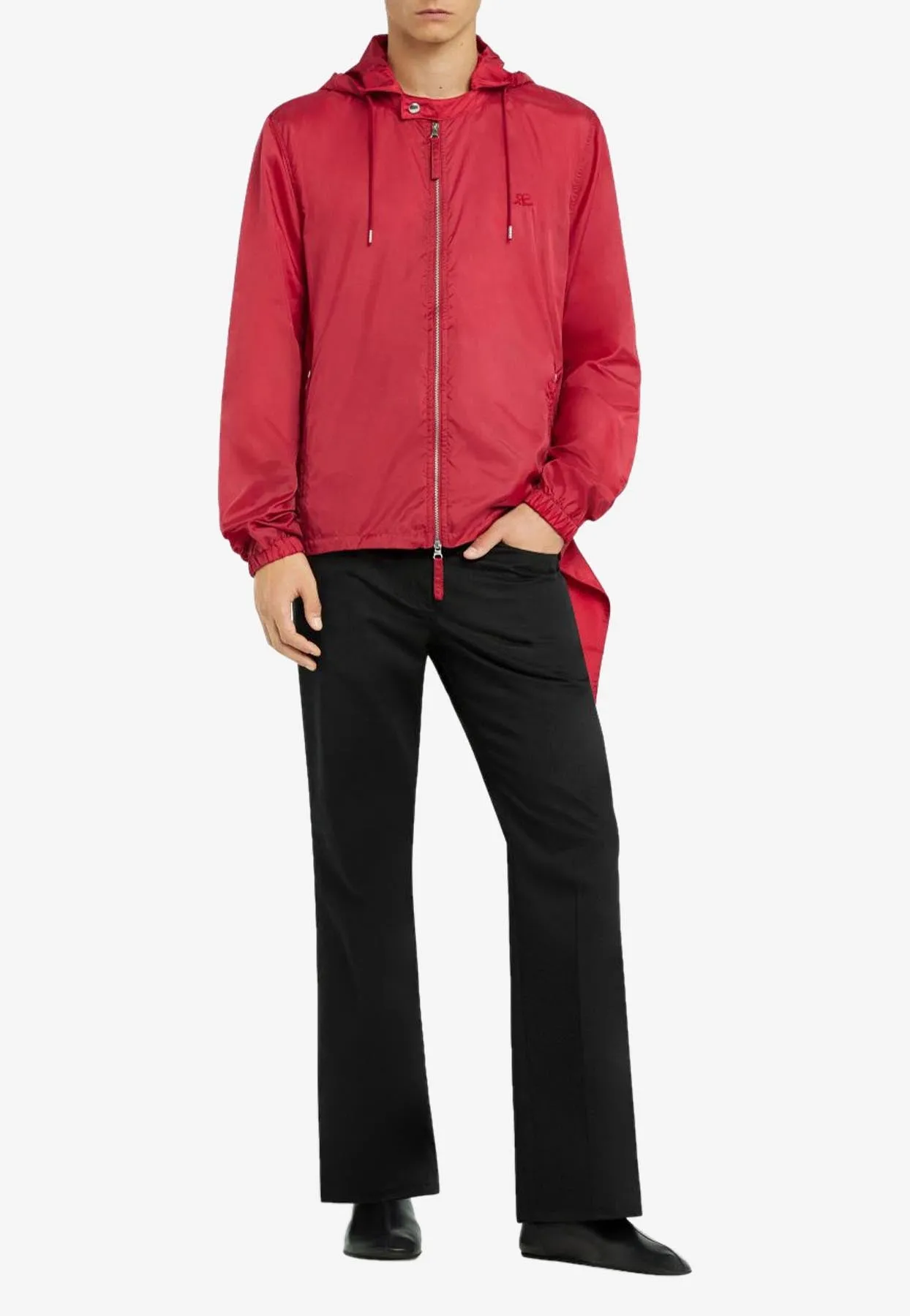 Hooded Lightweight Windbreaker Jacket
