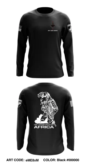 HQ (-) 411th Civil Affairs Battalion Core Men's LS Performance Tee - eME8xM