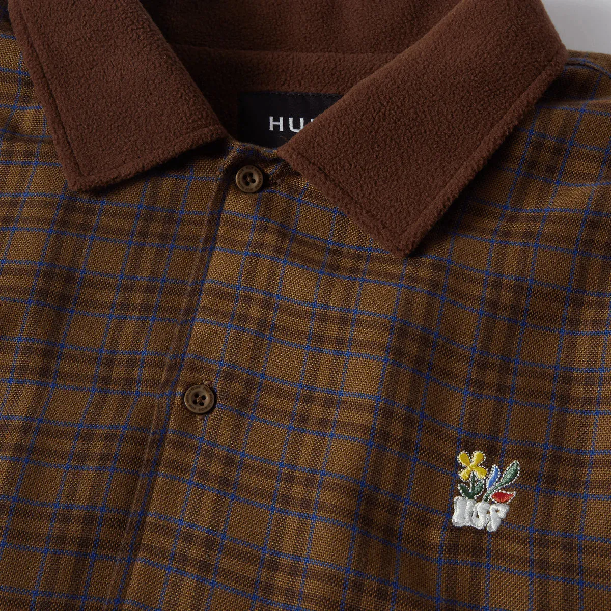 HUF Weston Fleece Lined Shacket (Espresso)