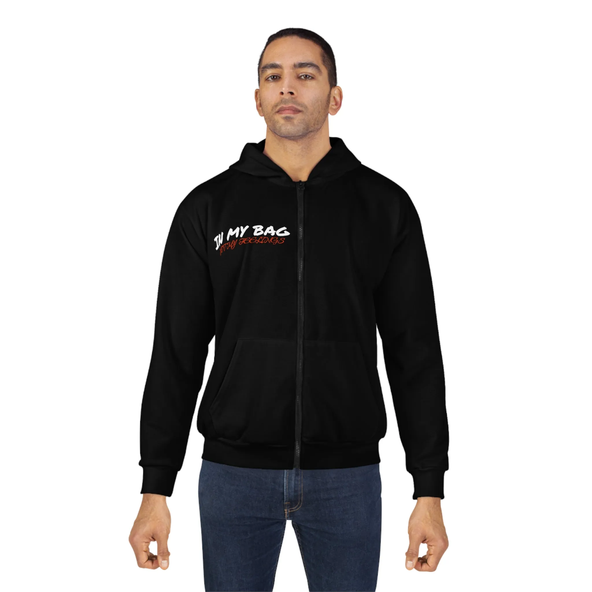 In My Bag Not My Feelings Unisex Zip Hoodie (AOP)