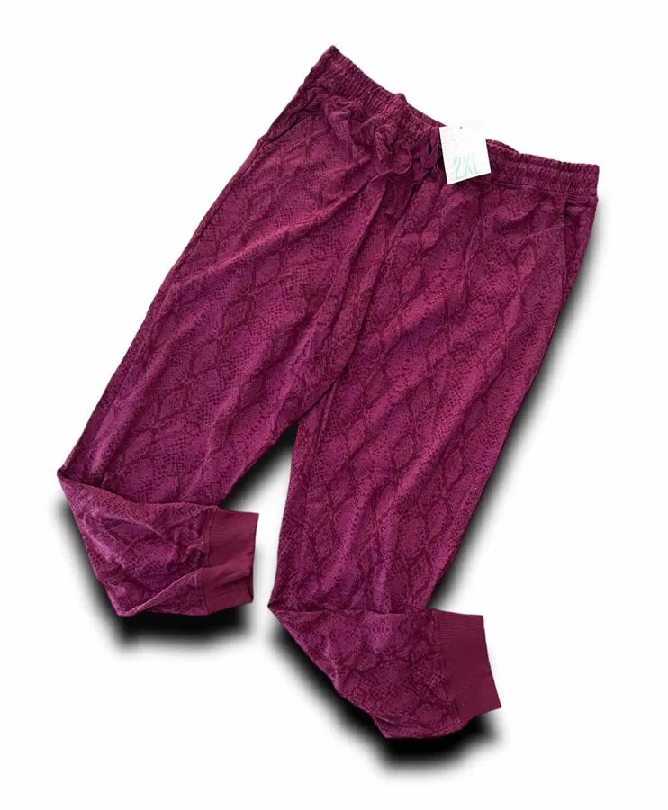 Jax - Purple Snake Print