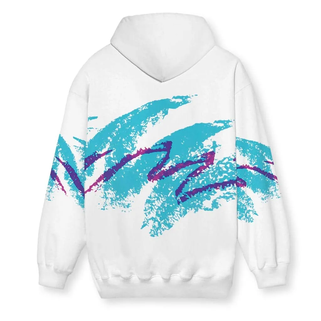 Jazzy 90s Men's Zip-Up Hoodie