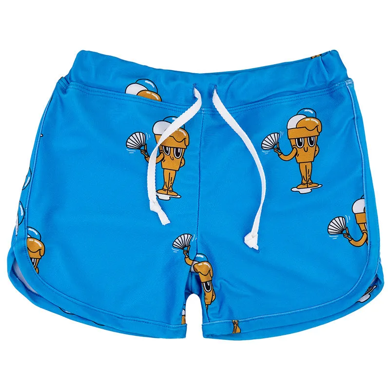 Jelly Alligator 'I Love Gelato' Swim Shorts - Blue