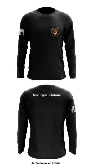 Jennings C Platoon Store 1 Core Men's LS Performance Tee - RPMvN9