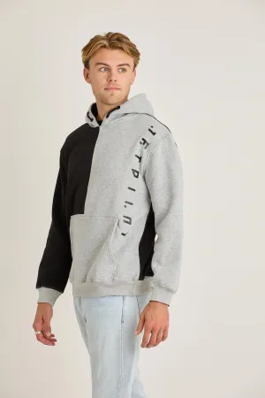 Jetpilot Split Mens Pullover - Grey