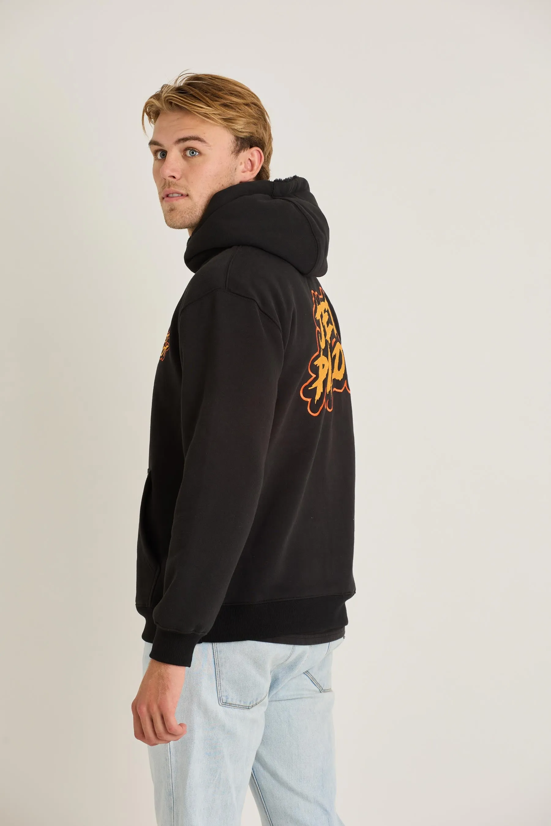 Jetpilot Yowie Sherpa Mens Pullover - Black