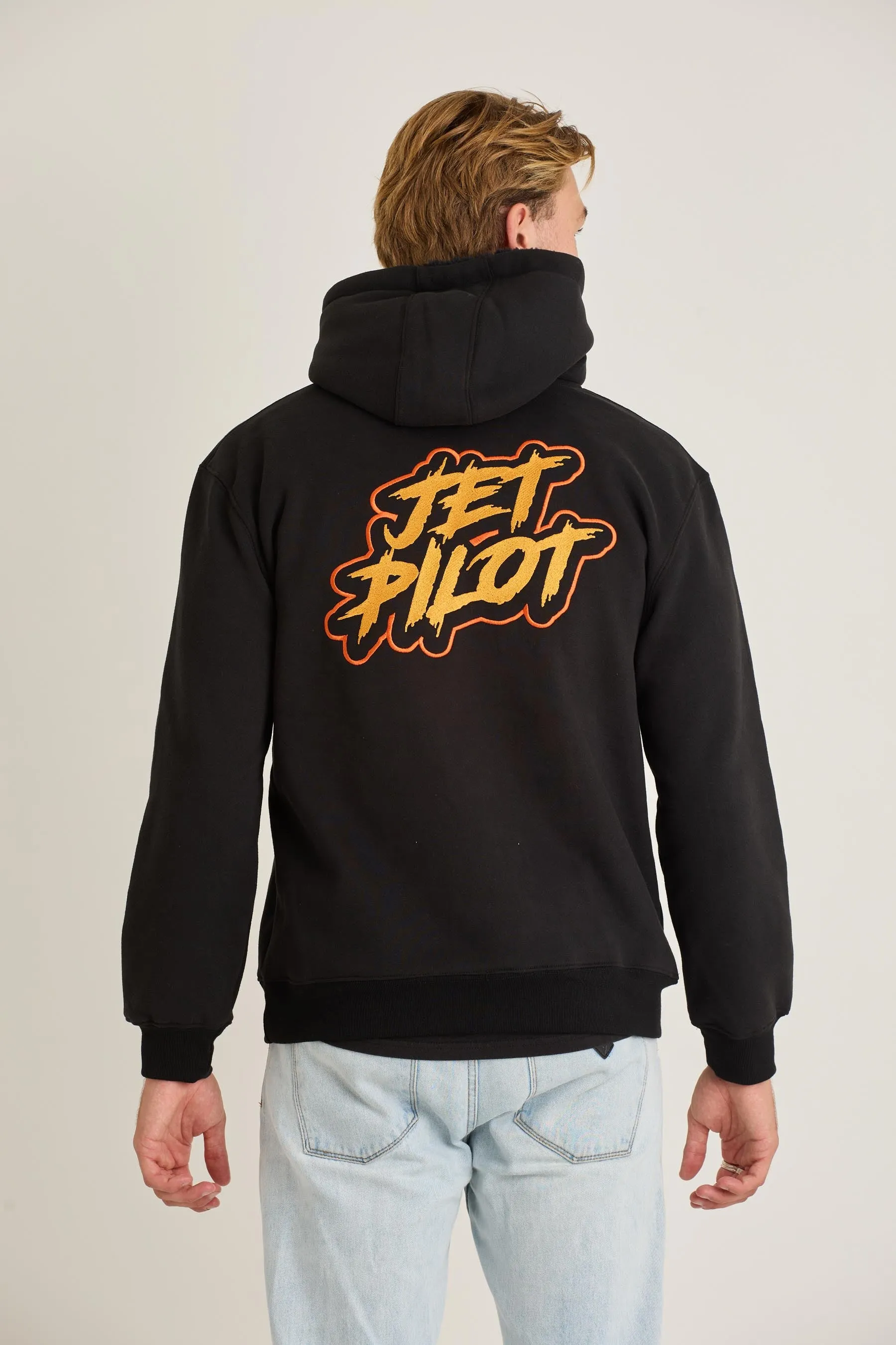 Jetpilot Yowie Sherpa Mens Pullover - Black