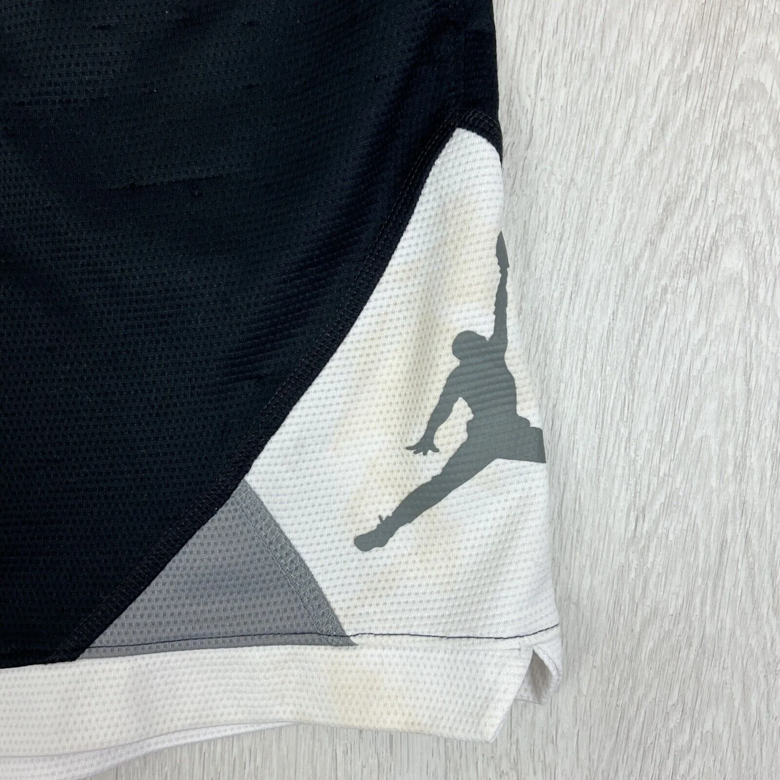 Jordan Mens Black Basketball Shorts Size Small (2 Pieces)