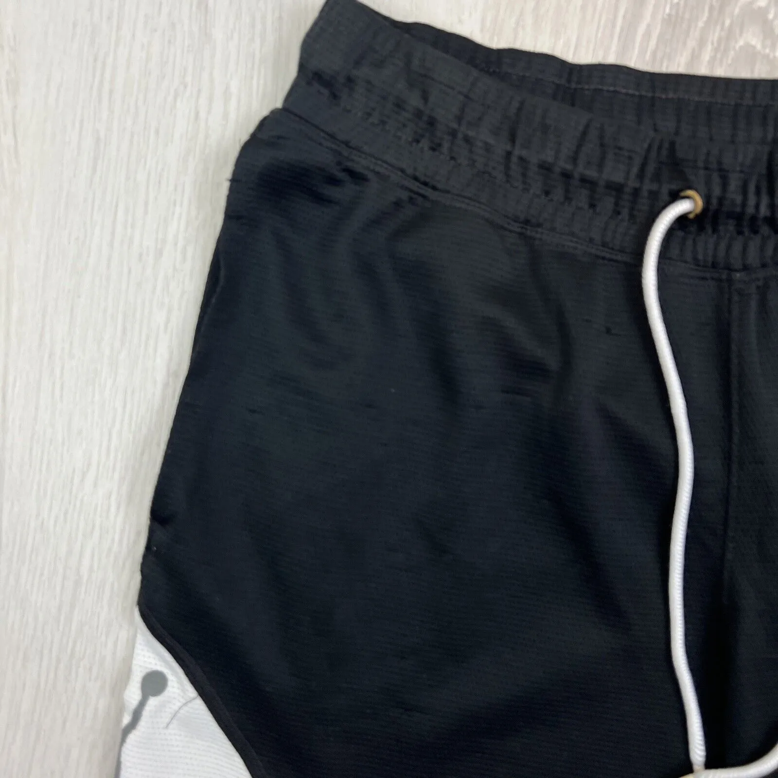 Jordan Mens Black Basketball Shorts Size Small (2 Pieces)