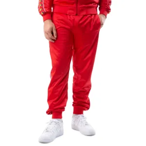 Kappa Men 222 Banda Taggart Track Pants (Red Yellow)