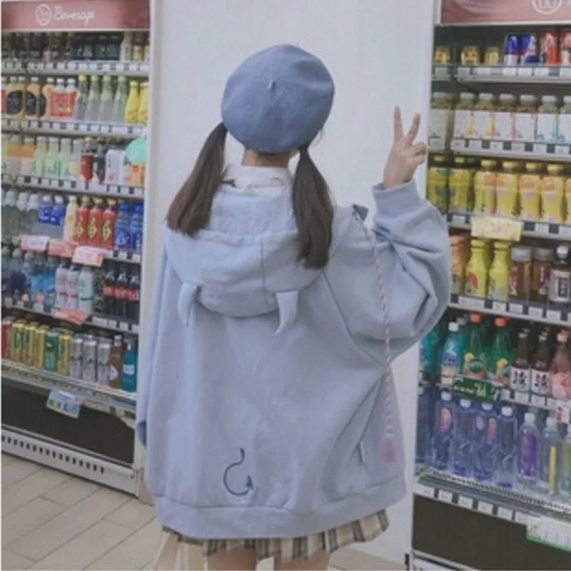 Kawaii Soft Girl Sweet Pink Hoodies
