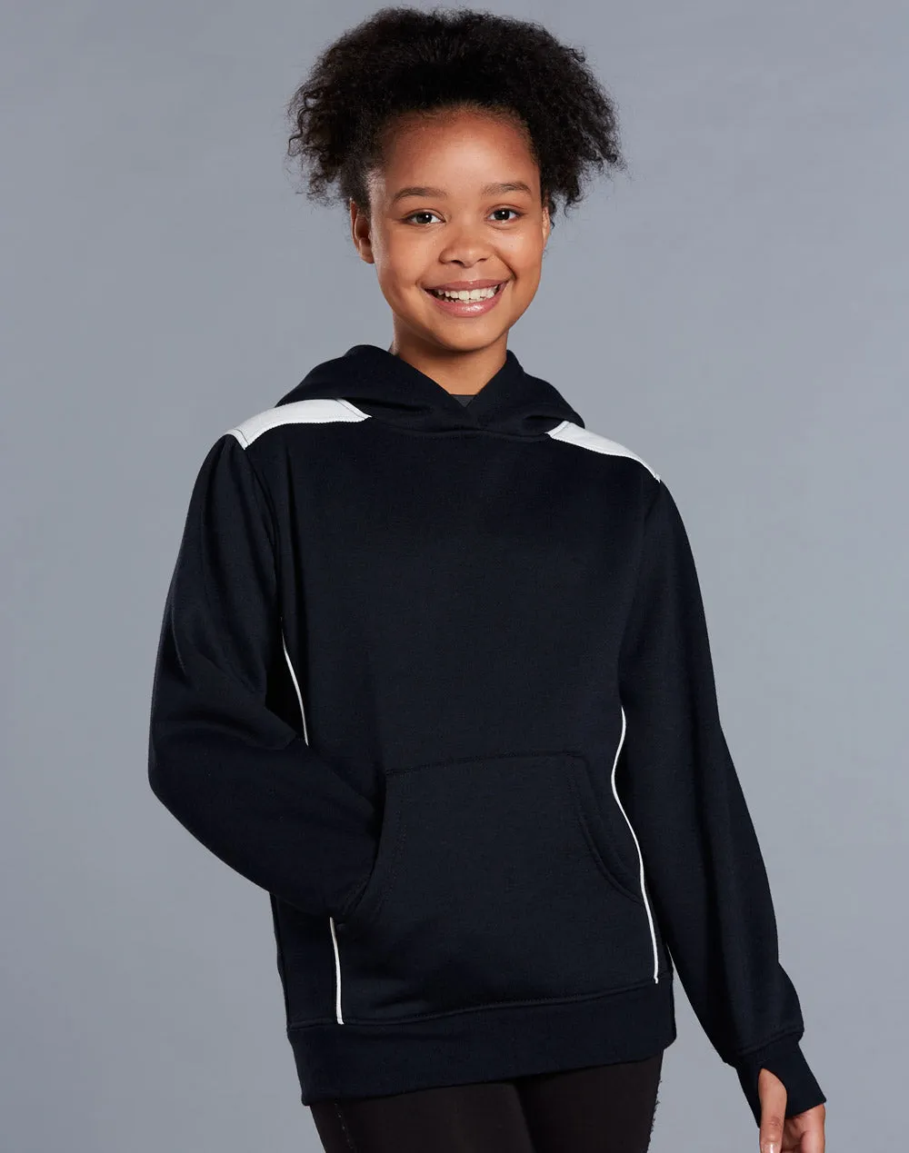 Kids Kangaroo Pocket Contrast Hoodie