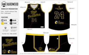 Kings of Prohibition Basketball Uniform Set