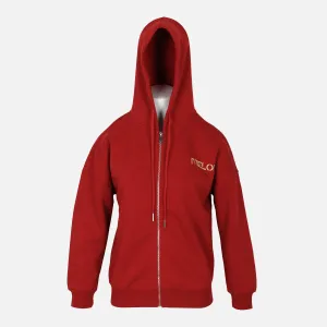 LADIES FLEECE FULL ZIPPER HOODIE