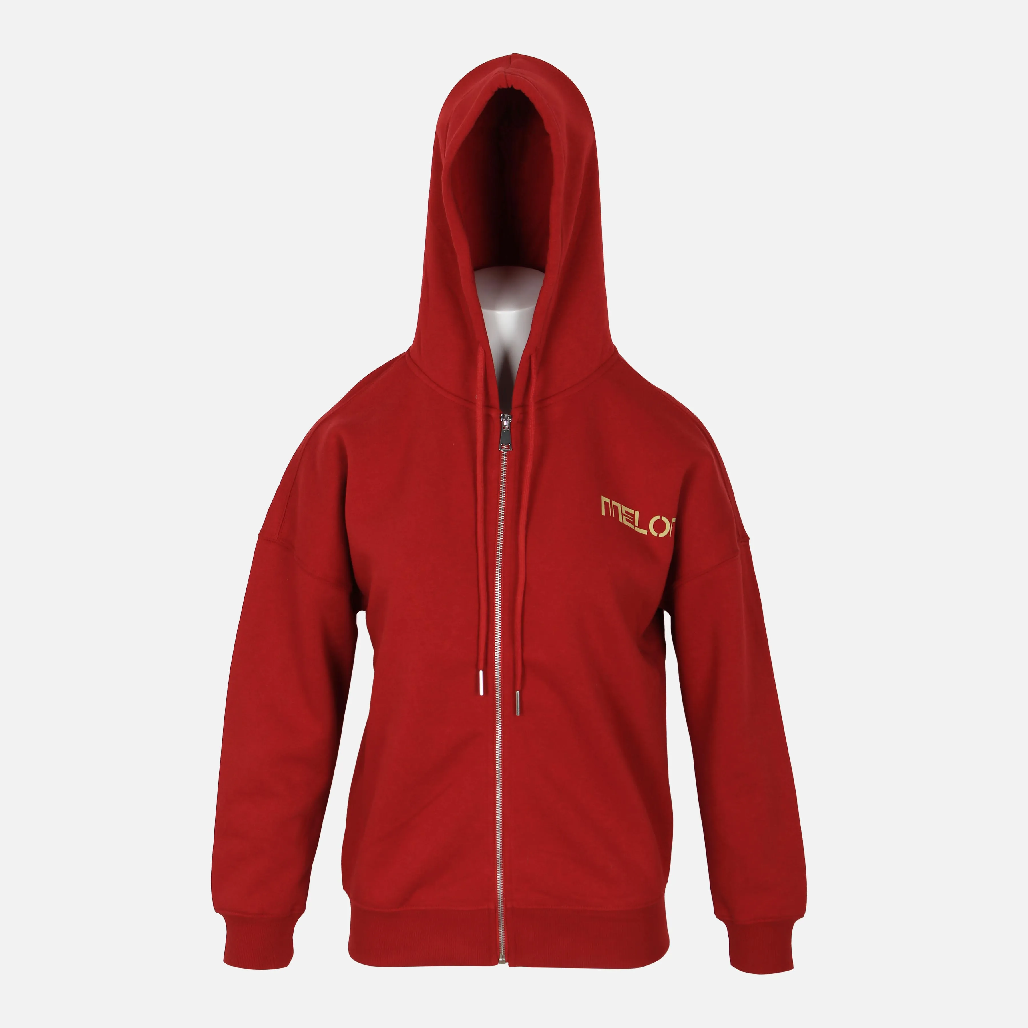 LADIES FLEECE FULL ZIPPER HOODIE