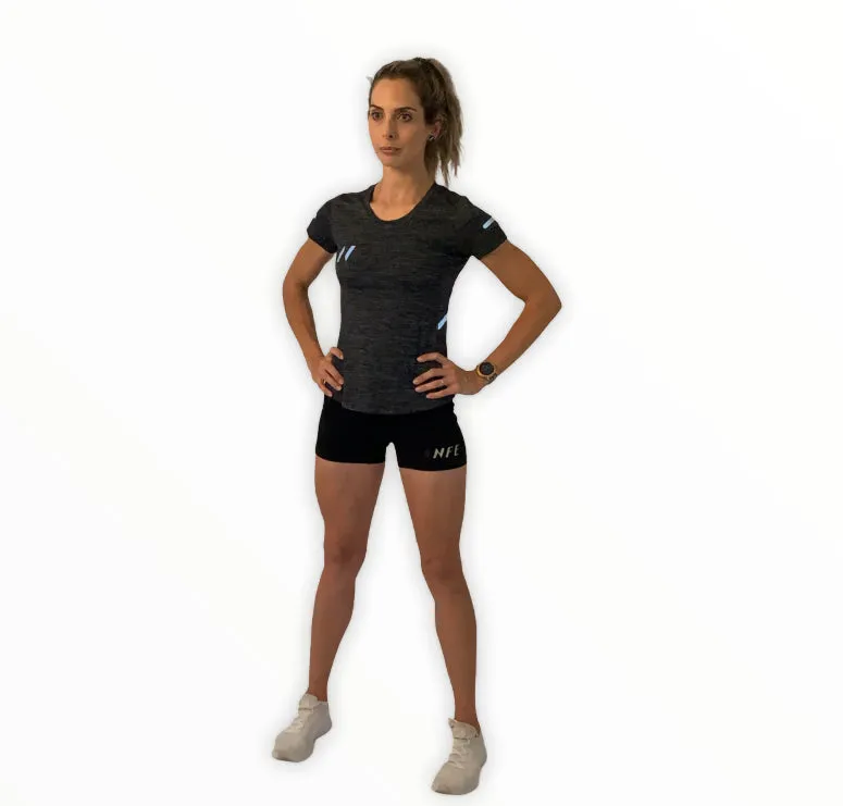 Ladies "CoolTech" Grey Run Shirt