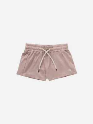 Laguna Tech Short || Heathered Mauve