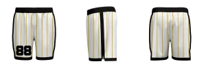 Lakers Inspired Core Shorts Above Knee Design Your Own Custom