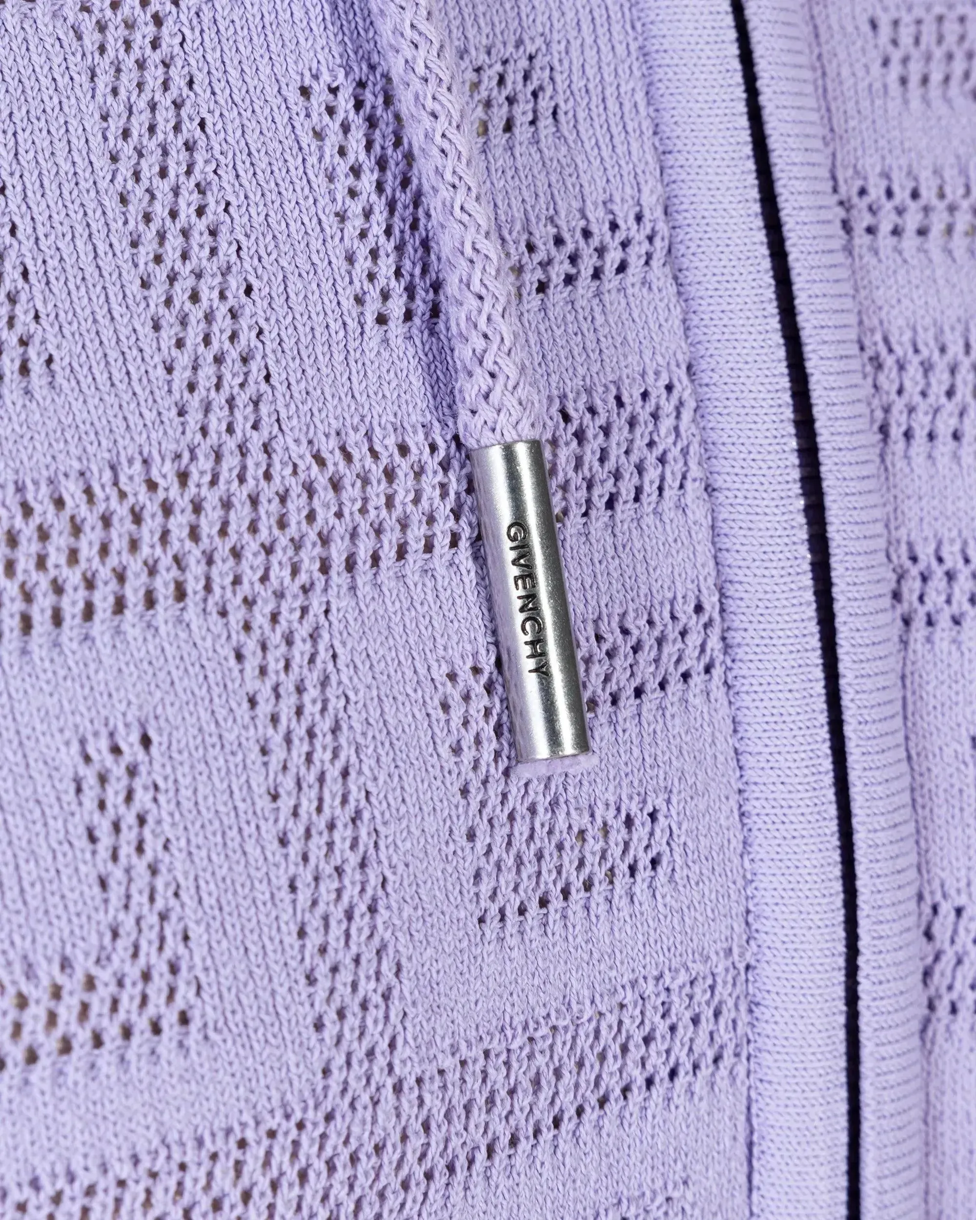 Lasered Monogram Zip Up Hoodie