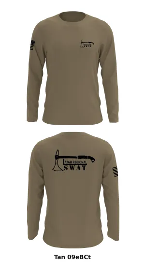 LATAH SWAT Store 1 Core Men's LS Performance Tee - 09eBCt