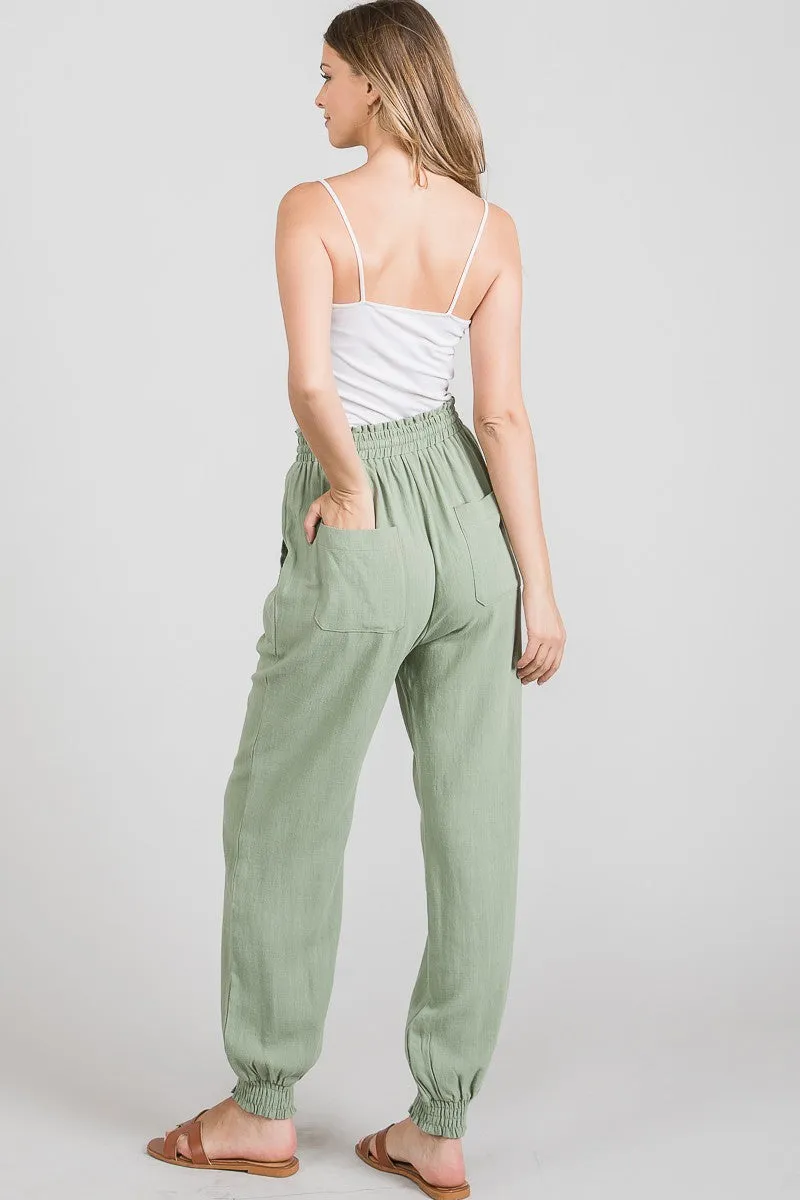 Libby Linen Jogger Pants