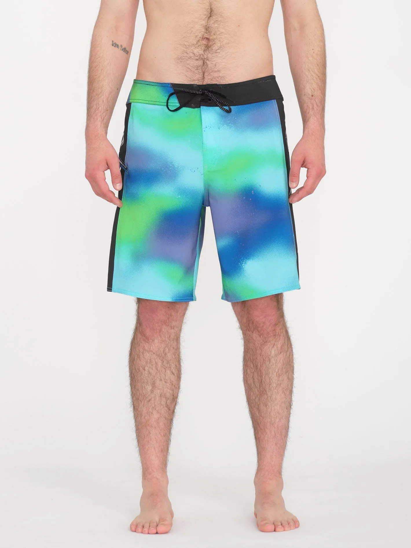Lido Iconic Mod 19" Boardshort - ELECTRIC GREEN