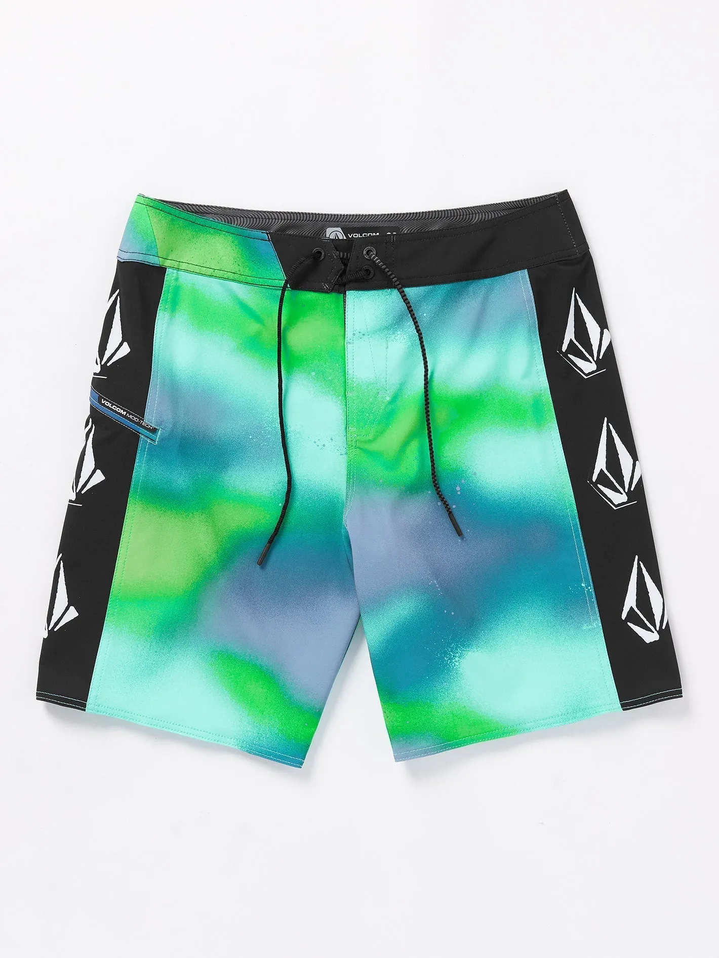 Lido Iconic Mod 19" Boardshort - ELECTRIC GREEN