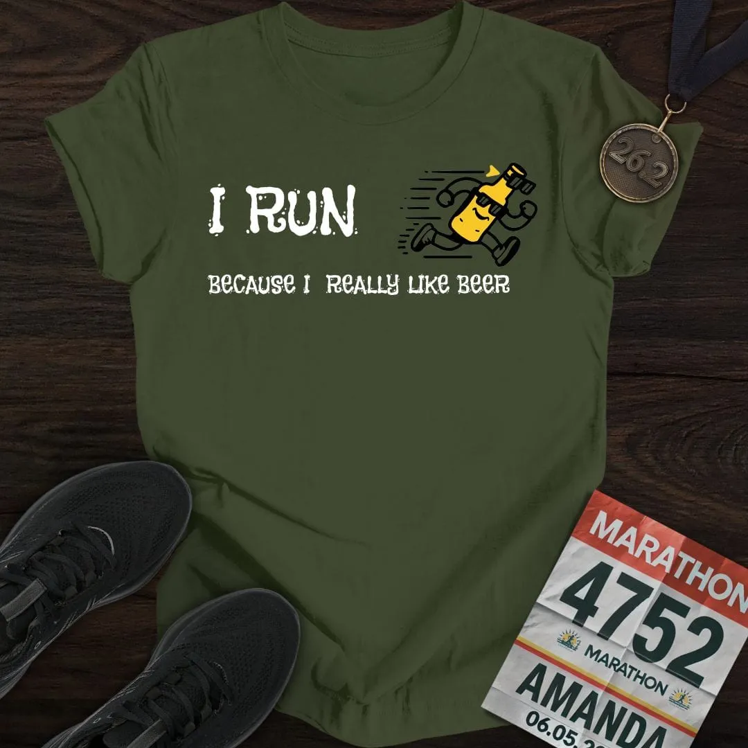 Like Run for Beer T-Shirt