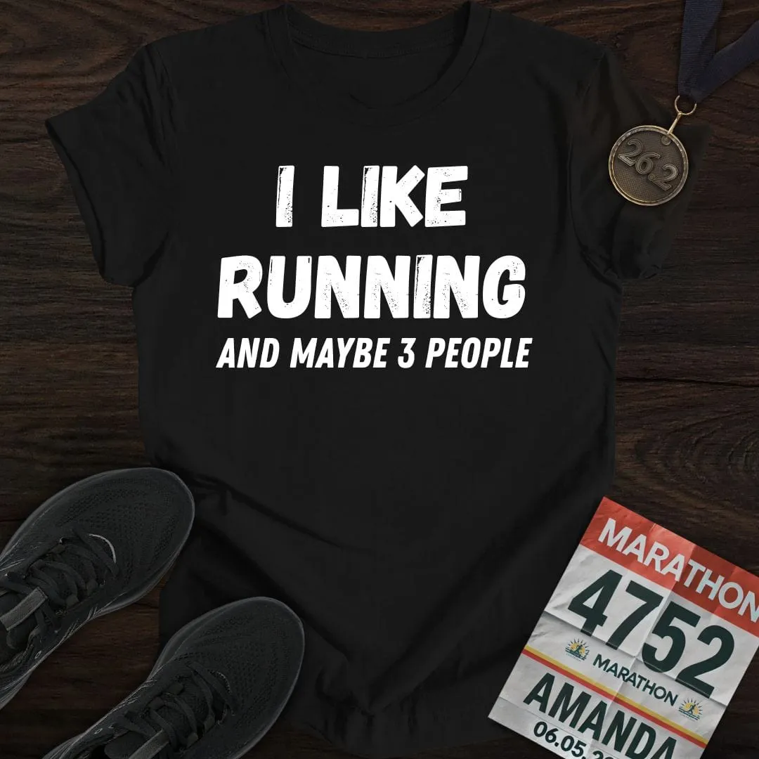 Like Running & 3 People T-shirt