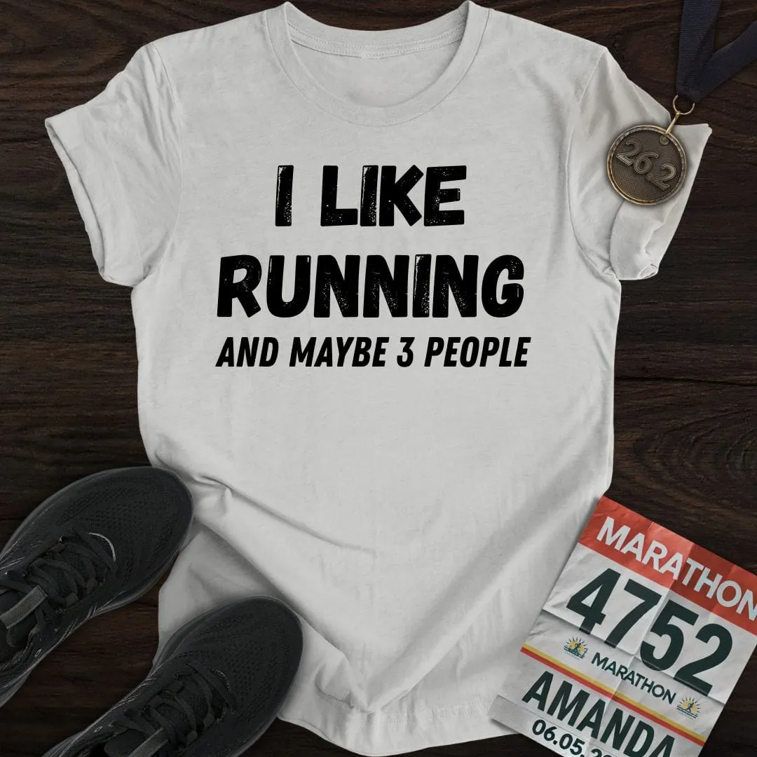 Like Running & 3 People T-shirt