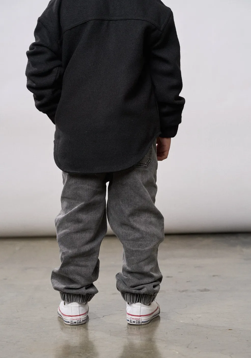 Little Bipsy Distressed Grey Denim