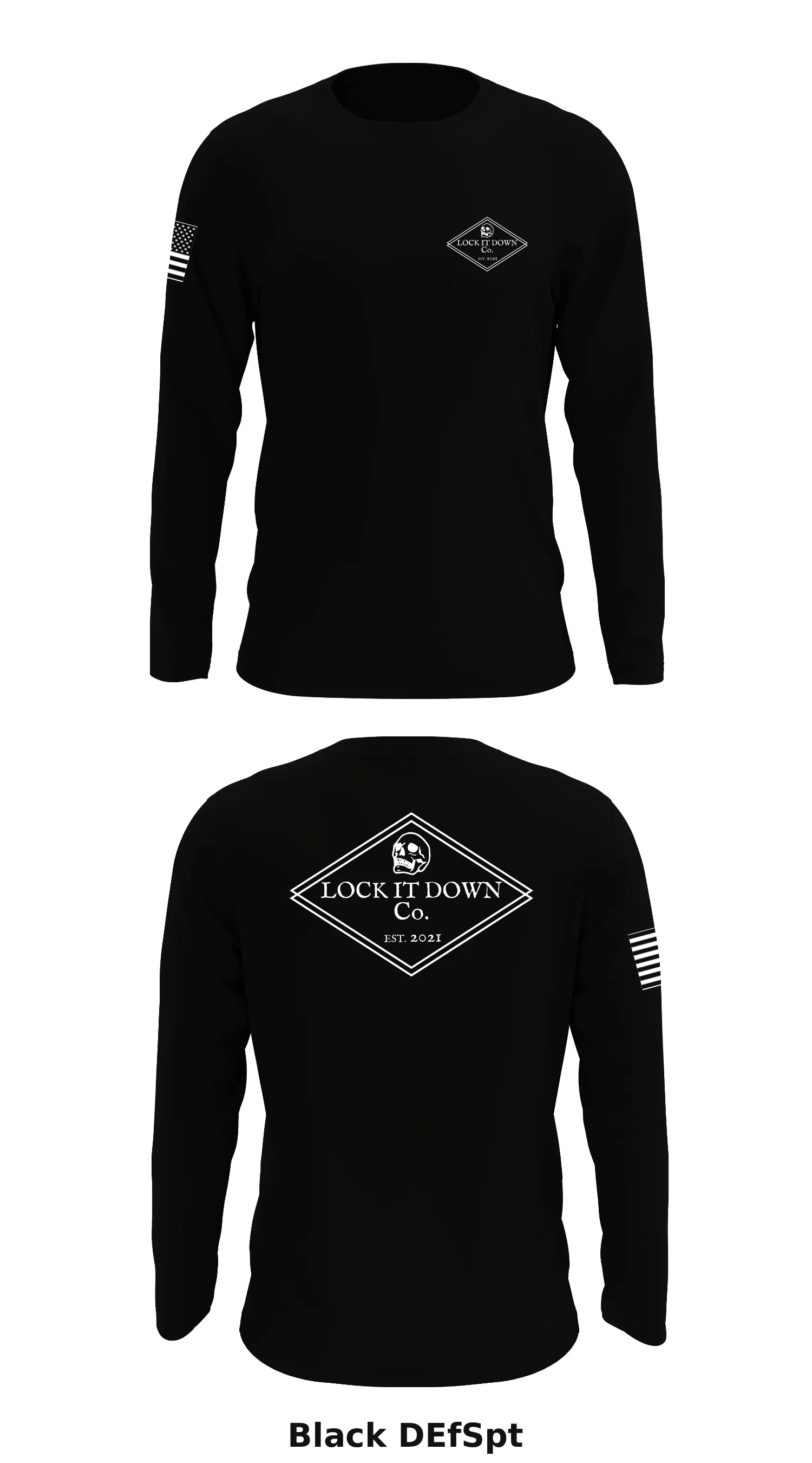 Lock it Down Co. Store 1 Core Men's LS Performance Tee - DEfSpt