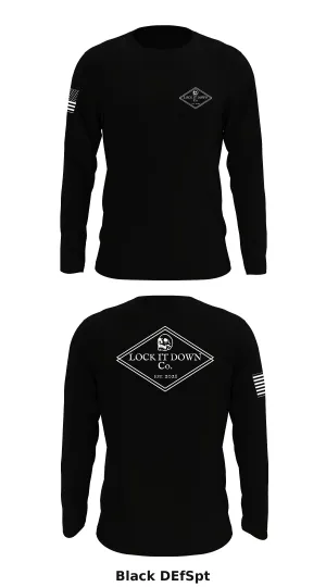 Lock it Down Co. Store 1 Core Men's LS Performance Tee - DEfSpt